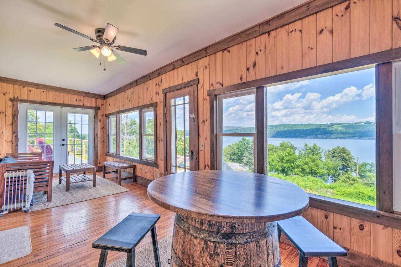 Watkins Glen Lakeview Cottage With Waterfall! ภายนอก รูปภาพ